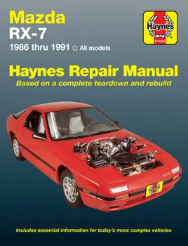 Hướng Dẫn Tra Cứu & Sử Dụng Sổ Tay Sửa Chữa Ô Tô John Harold Haynes Cho Mazda Rx-7