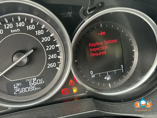 Cách Khắc Phục Lỗi Keyless System Malfunction Trên Mazda