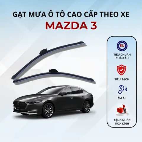 Kích Thước Gạt Mưa Mazda 3: Hướng Dẫn Chọn Lọc & Thay Thế Đúng Chuẩn