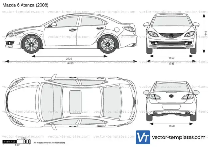 Kích Thước Mazda 6 2026 Là Bao Nhiêu? Đo Đạc Chi Tiết Từng Thông Số