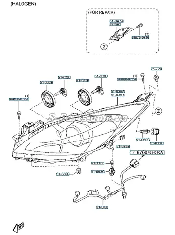 Ký Hiệu Dây Điện Đèn Pha Mazda 3: Hướng Dẫn Chi Tiết Và Cập Nhật