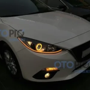 Cách Độ Led Mí & Vòng Angel Eyes Cho Mazda 3 Chuẩn Như Xe Gốc