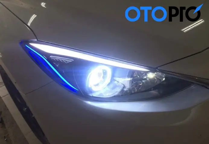 Cách Độ Led Mí & Vòng Angel Eyes Cho Mazda 3 Chuẩn Như Xe Gốc