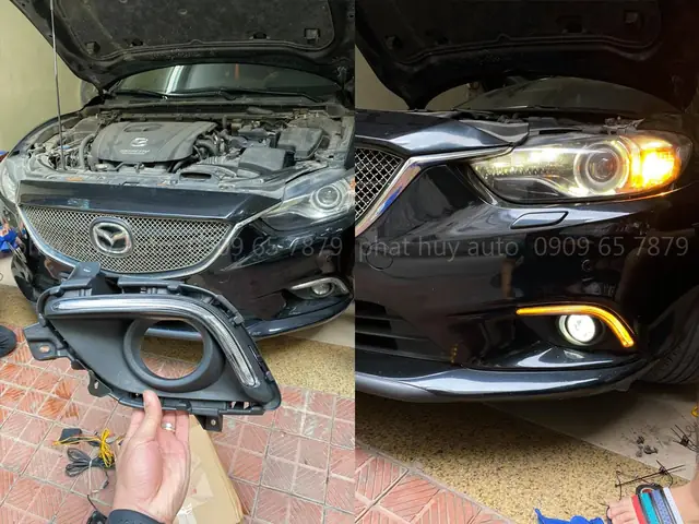 Hướng Dẫn Lắp Đặt Và Chọn Đèn Gầm Led Cho Mazda 6