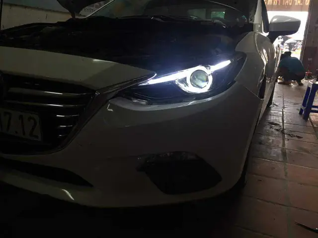 Đánh Giá Chi Tiết & Hướng Dẫn Lắp Đặt Đèn Led Xe Mazda 3 2017 Bản 2.0