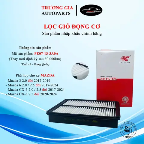 Lọc Gió Mazda Đời Mới: Tiêu Chuẩn Bảo Vệ Động Cơ Và Trải Nghiệm Lái