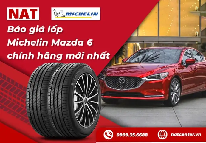 Hướng Dẫn Chọn Lốp Xe Mazda 6 Phù Hợp Nhất