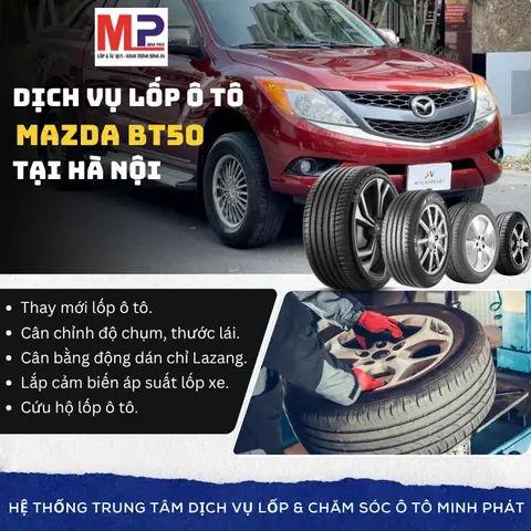 Hướng Dẫn Chọn Lốp Xe Mazda Bt50: Kích Thước, Áp Suất & Giá