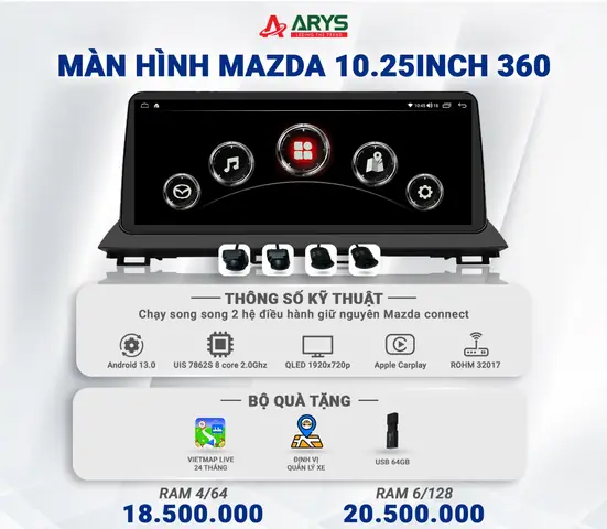 Mazda Màn Hình 10.25 Inch: Tính Năng Và Hướng Dẫn Sử Dụng Chi Tiết