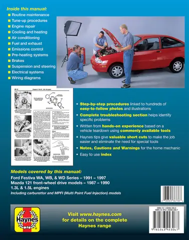 Hướng Dẫn Sửa Chữa Chi Tiết Cho Mazda 121 Và Kia Pride: Trọn Bộ Tài Liệu Cần Biết