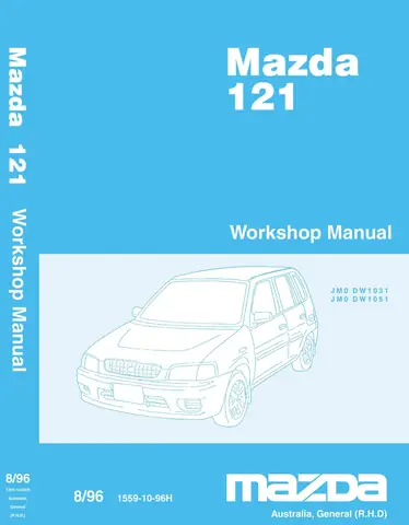 Hướng Dẫn Sửa Chữa Chi Tiết Cho Mazda 121 Và Kia Pride: Trọn Bộ Tài Liệu Cần Biết