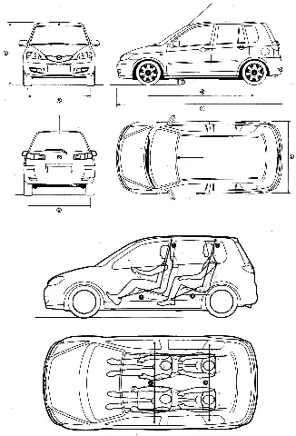 Mazda 2 Blueprint: Bản Thiết Kế Kỹ Thuật Chi Tiết Cần Biết