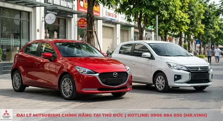 So Sánh Mazda 2 Vs Mitsubishi Mirage: Ưu Nhược Điểm Cho Người Mua So Sánh Mazda 2 Vs Mitsubishi Mirage: Ưu Nhược Điểm Cho Người Mua