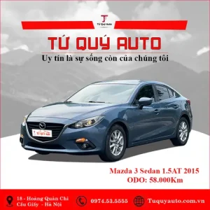 Mua Mazda 3 2015: Giá, Thông Số & Lưu Ý Khi Chọn Xe Cũ