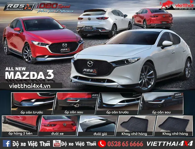 Top Nhóm Phụ Kiện Mazda 3 Nâng Cấp Xe Hiệu Quả Nhất