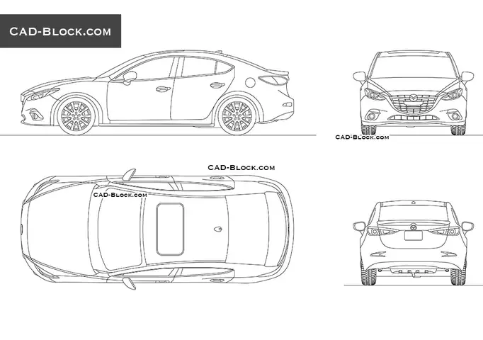 Tải Và Sử Dụng Mô Hình 3d Mazda 3 Cho Thiết Kế & In 3d