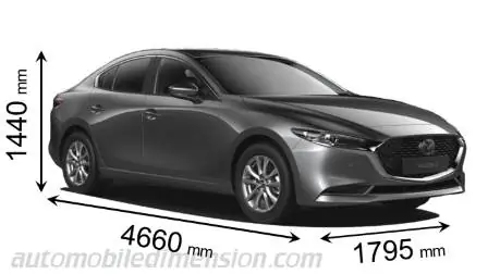 Xem Kích Thước Mazda 3 Sedan Chi Tiết Cho Người Mua