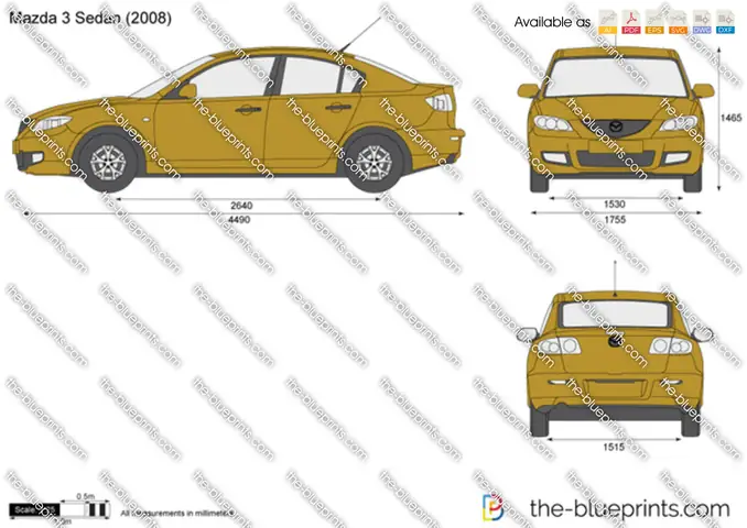 Mazda 3 Sport 2008: Khám Phá Bản Vẽ Kỹ Thuật Và Những Điều Cần Biết
