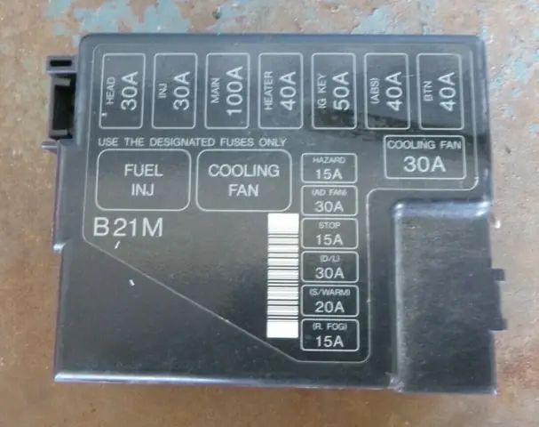 Hướng Dẫn Đọc Và Thay Thế Hộp Cầu Chì Mazda 323 Cho Mọi Năm