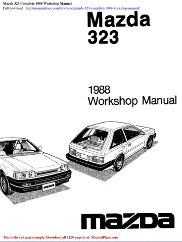 Tải Mazda 323 Workshop Manual – Hướng Dẫn Nhanh Cho Người Mê Xe Tải Mazda 323 Workshop Manual – Hướng Dẫn Nhanh Cho Người Mê Xe
