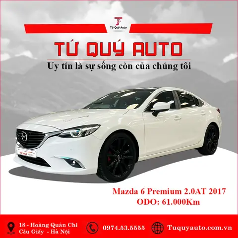 So Sánh Mazda 6 2017 Màu Trắng – Lựa Chọn Mua Tốt Nhất Cho Người Tiêu Dùng