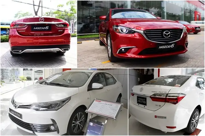 So Sánh Chi Tiết Toyota Altis 2.0 Và Mazda 6 2.0 Cho Người Mua