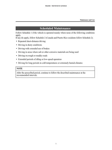 Hướng Dẫn Lịch Bảo Dưỡng Định Kỳ Mazda6 Cho Mọi Điều Kiện Lái Xe