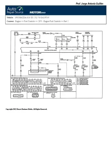 Sơ Đồ Dây Điện Máy Phân Phối Mazda 626: Hướng Dẫn Chi Tiết & Các Vấn Đề Thường Gặp