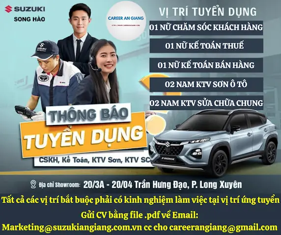 Mazda An Giang Tuyển Dụng: Cơ Hội Nghề Nghiệp Cho Nhân Tài Tại Miền Tây