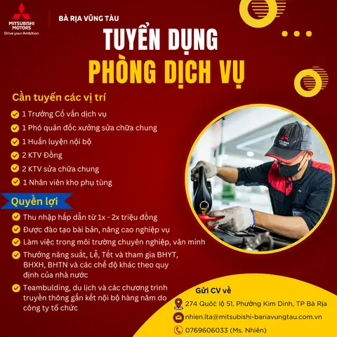 Tuyển Dụng Mazda Bà Rịa: Cơ Hội Nghề Nghiệp Hấp Dẫn Cho Bạn