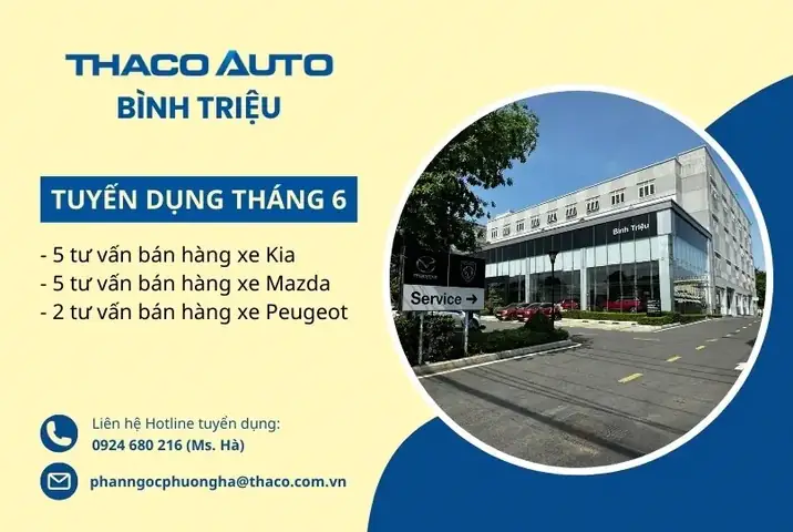 Mazda Bình Triệu Tuyển Dụng: Cơ Hội Việc Làm Hấp Dẫn Cho Người Yêu Xe Hơi