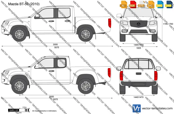 Khám Phá Kích Thước Mazda Bt-50: Chiều Dài, Rộng, Cao Chi Tiết