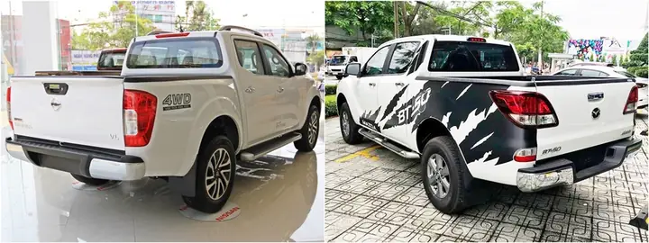 Mazda Bt-50 Và Nissan Navara Vl: So Sánh Chi Tiết Hai Gã Khổng Lồ Bán Tải