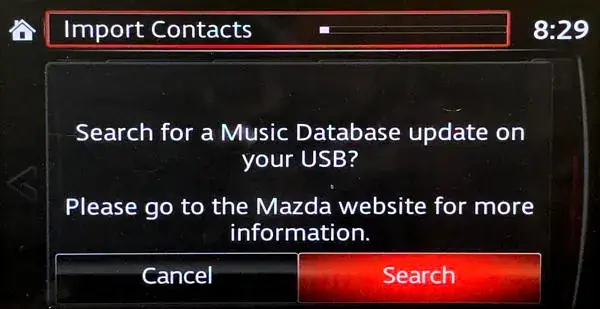 Hướng Dẫn Cập Nhật Database Âm Nhạc Mazda Connect Qua Usb