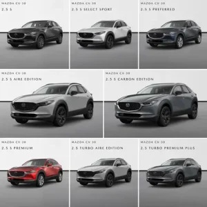 So Sánh Thông Số Kỹ Thuật Mazda Cx‑30 Theo Các Phiên Bản