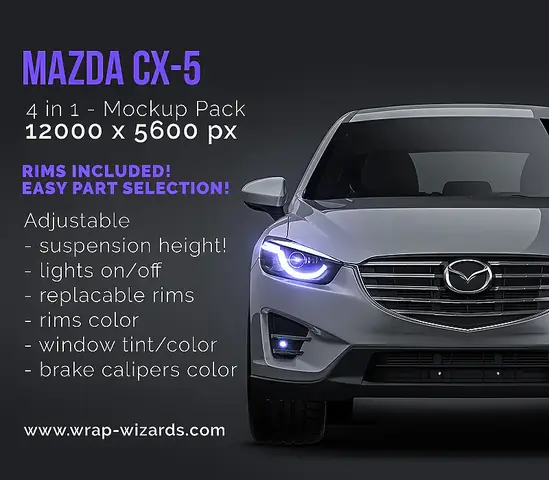 Tải Mockup Mazda Cx-5 (psd, Jpg, Png) Miễn Phí