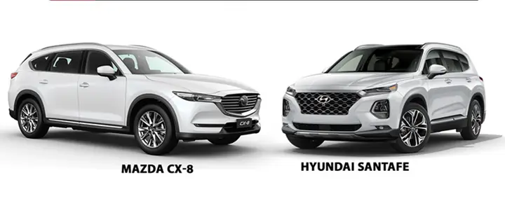 So Sánh Chi Tiết Hyundai Santa Fe Và Mazda Cx‑8 – Suv 7 Chỗ Cho Gia Đình