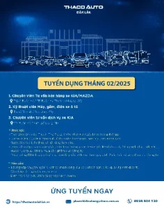 Hướng Dẫn Chi Tiết Tuyển Dụng Mazda Đắk Lắk – Các Vị Trí, Yêu Cầu & Cách Nộp Hồ Sơ