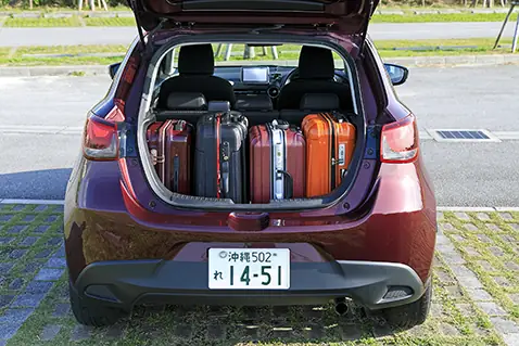 Mazda Demio Dung Tích Cốp Chi Tiết