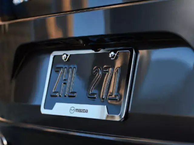 Mazda Driving Matters License Plate Frame: Nâng Tầm Phong Cách Và Cá Tính Cho Xế Yêu