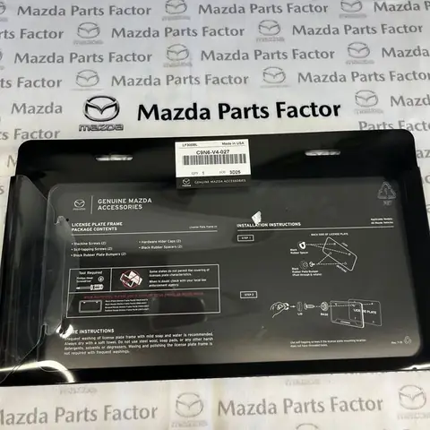 Mazda Driving Matters License Plate Frame: Nâng Tầm Phong Cách Và Cá Tính Cho Xế Yêu