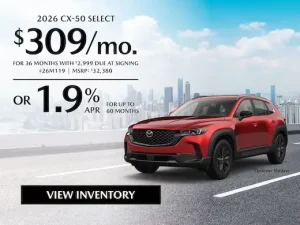 Mazda Financial: So Sánh Thuê Xe & Vay Mua