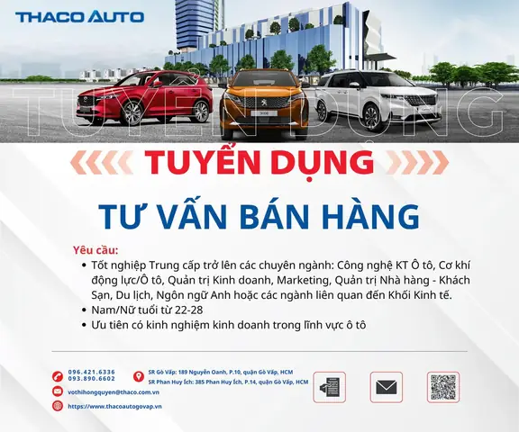 Mazda Gò Vấp Tuyển Dụng: Cơ Hội Nghề Nghiệp Hấp Dẫn Tại Đại Lý Uy Tín