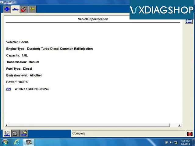 Hướng Dẫn Cài Đặt Ford Mazda Ids V113.01 & Vxdiag Vcx Nano