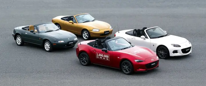 Các Thế Hệ Mazda Miata: Hành Trình Của Một Huyền Thoại Xe Thể Thao