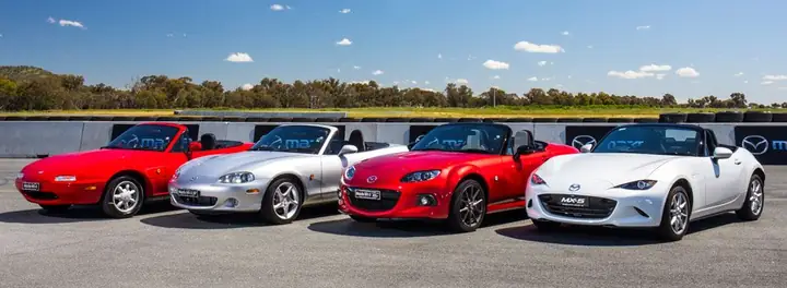 Mazda Mx-5: Lịch Sử & Các Thế Hệ Xe