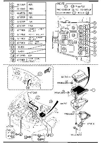 Hướng Dẫn Chi Tiết Về Dây Điện Mazda Premacy 2003 (wiring Harness)