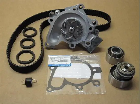 Cách Thay Dây Curoa Cam Mazda Protege