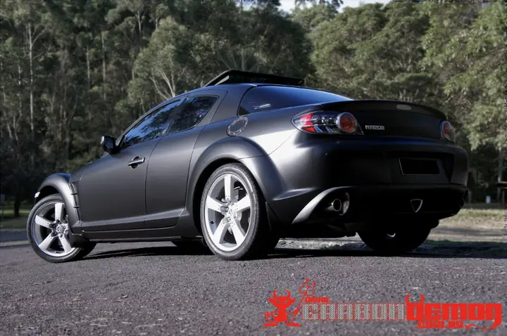 Mazda Rx-8 Matte Black: Biến Tấu Ngoại Hình Cho Dòng Xe Huyền Thoại
