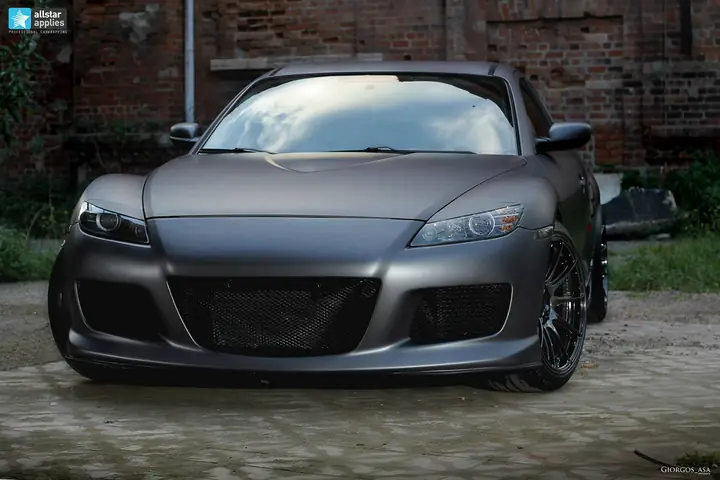 Mazda Rx-8 Matte Black: Biến Tấu Ngoại Hình Cho Dòng Xe Huyền Thoại
